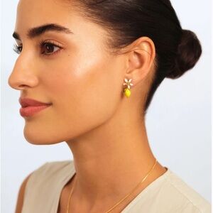 Les Nereides lemon Drop Earrings
